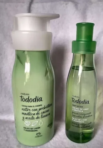 Kit Natura Tododia Hojas De Limon Crema Corporal Body Splash