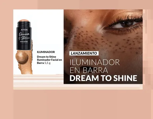 Iluminador En Barra Dream To Shine 5,5g Avon