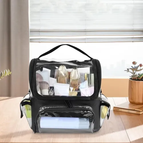 Neceser Transparente De Pvc Para Maquillaje, Bolsa De Viaje
