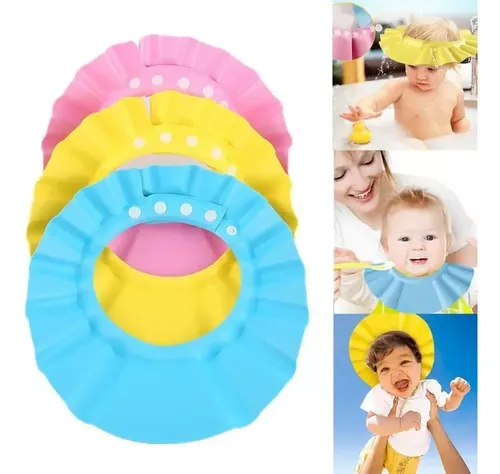 Gorro Sombrero De Baño Ducha Bebés Niños Visera