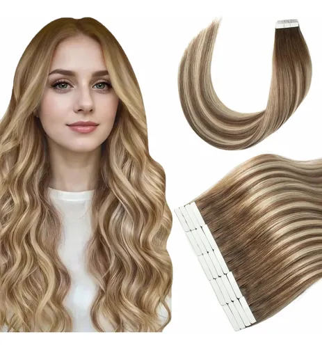 Extensiones De Cabello Humano Con Clip En Rubio Natural