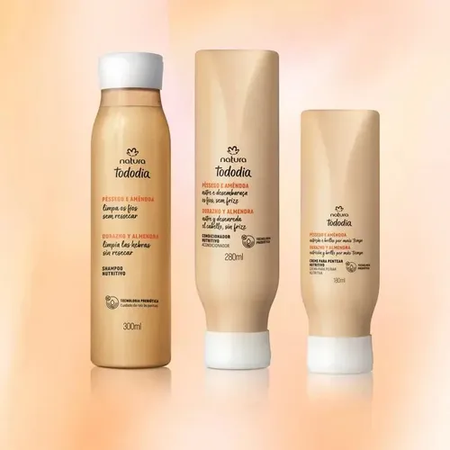 Natura Tododia Durazno Almendra Crema para Peinar Nutritiva 180ml