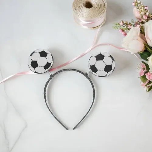 @\. 6 Diademas De Fútbol: Diadema Con Forma De Bola, .bo