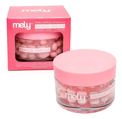 Crema Facial Mely Pdrn Squalane Reparadora Hidratante 60g Todo Tipo De Piel Día/noche