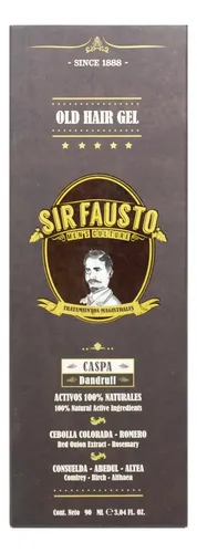 Sir Fausto Old Hair Gel Para Peinar Y Eliminar La Caspa 6c