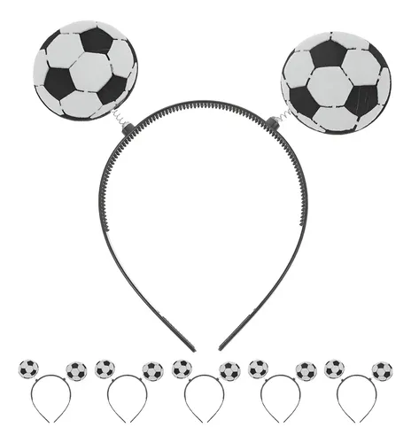 @\. 6 Diademas De Fútbol: Diadema Con Forma De Bola, .bo