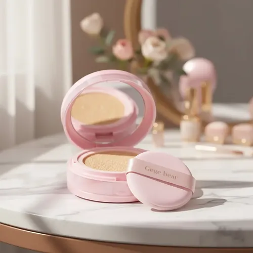 Base Maquillaje Coreana Cushion Hidratante Cobertura Media