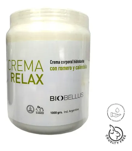 Aceite Neutro 500ml + Crema Masaje Musculares 1kg Biobellus Fragancia Suave