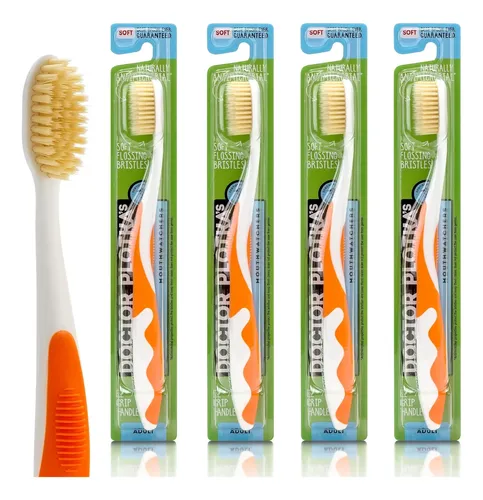Mouthwatchers Dr Plotkas Cepillo Dientes Con Hilo Dental (3) Naranja