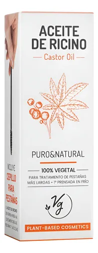 Aceite De Ricino Prensada En Frio 30ml Vgreen