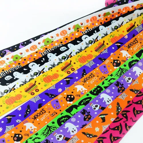 Palo De Calabaza De Halloween Con 12 Cintas Gorgoranas Multicolor