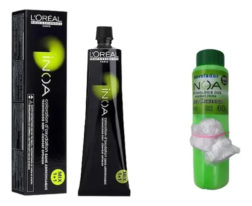 Kit X2 Tintura Inoa L’oréal Professionnel Sin Amoniaco 60ml 5