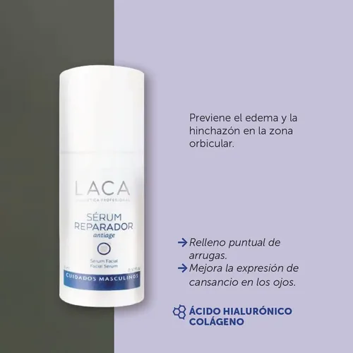 Sérum Reparador Antiage Masculino Laca Descongestivo