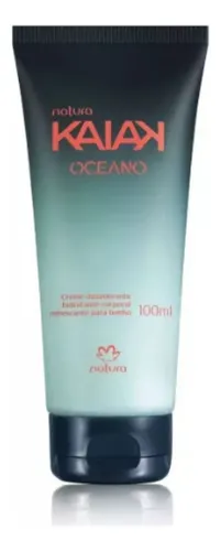 Crema Hidratante Baño Femenino Kaiak Oceano 100ml – Natura