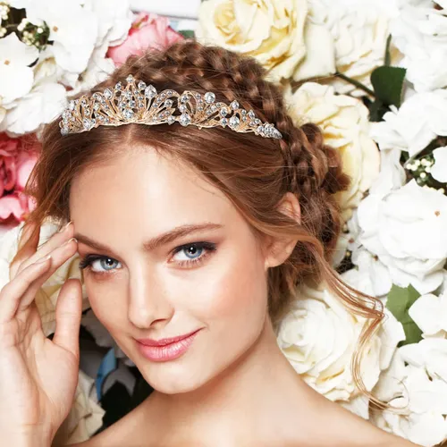 Diadema De Pedrería Para Novia Corona De Boda Para Novia