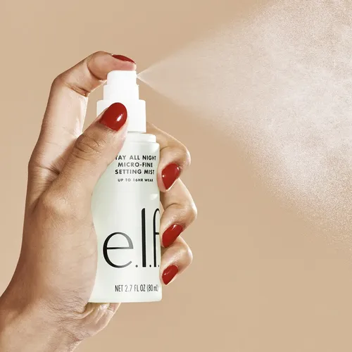 E.l.f Spray Fijador Maquillaje 80ml | Micro Fino E Hidratant Tono Del Primer Verde Claro