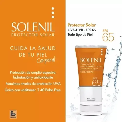 Fortbenton Solenil Protector Solar +65 X 150 Ml