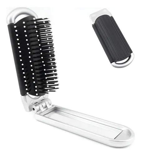 Cepillo De Pelo Plegable Blingkingdom Con Espejo 20.8 Cm