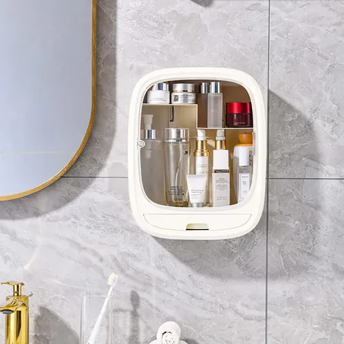Organizador De Maquillaje Cosmeticos Y Joyas Para Pared Baño
