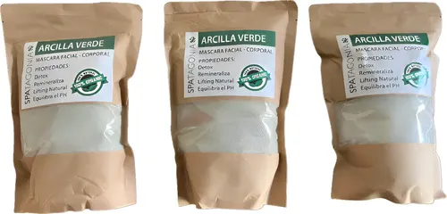 Arcilla Verde Volcánica 3 Kg Spatagonia