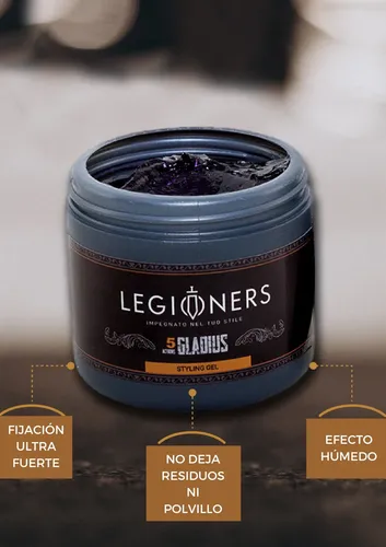 Styling Gel Gladius Legioners Ultra Fijación X 250 Ml