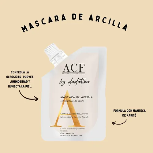 Mascara Facial Arcilla Acf By Dadatina M21156
