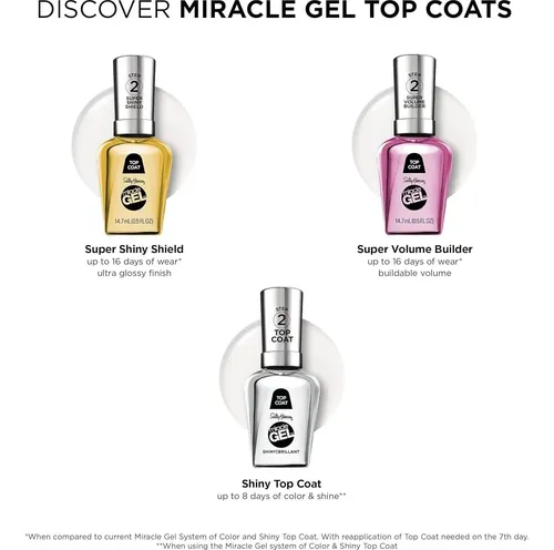 Esmalte De Uñas Sally Hansen Miracle Gel 14.79 Ml Brillante