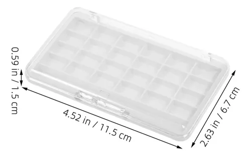 3 Piezas Paleta De Maquillaje Con Estuche Vacío Para Labial