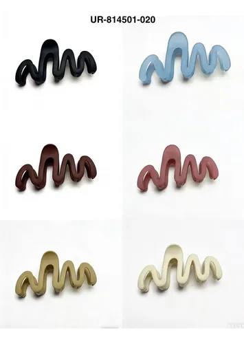Broches Para El Pelo X6 Mate Cabello Mujer Urbanchic 1020