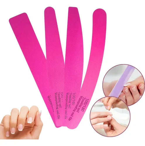 Limas P/ Uñas Esculpidas X10 Profesional 100/180 Manicura