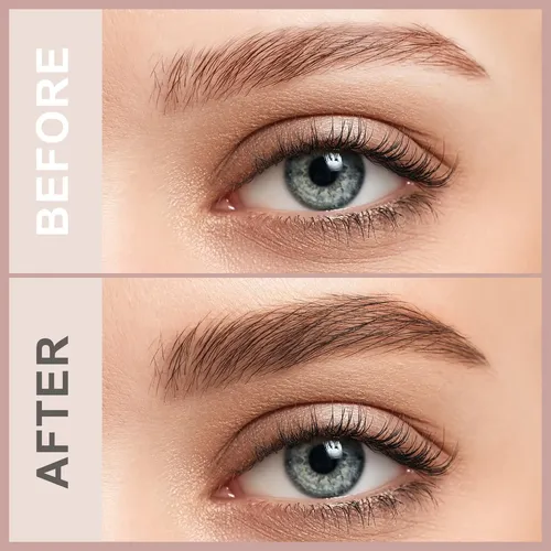 Lápiz 2 En 1 Para Cejas Impermeable Lavone Marrón Oscuro