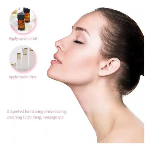 Set Rodillo Y Gua Sha Cuarzo Rosa Facial Y Corporal