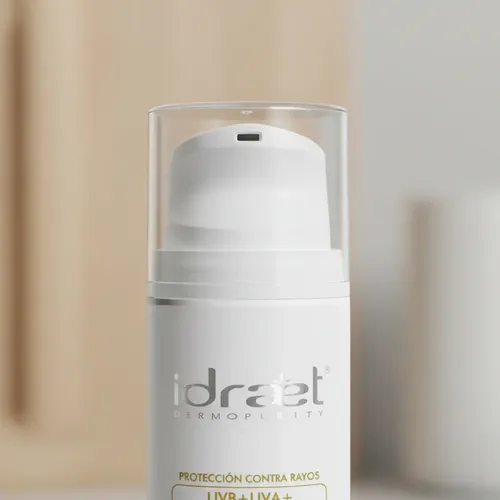 Protector Solar Facial Idraet 50 Fps Con Color Bronze