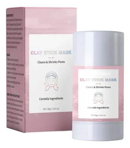 Barra De Mascarilla Facial De Barro 40g Limpieza Y Cuidado