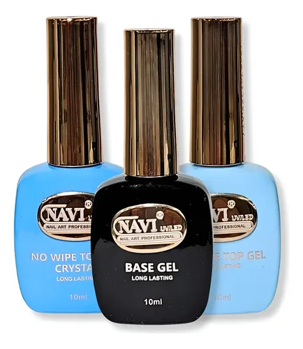 Top Coat Base Coat Cristal Navi Esmalte Semipermanent 10ml