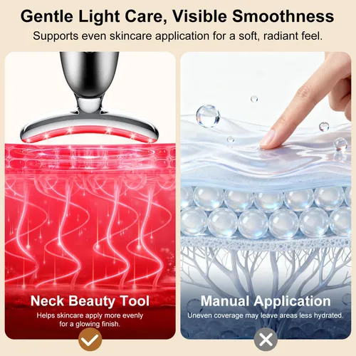Masajeador Facial Neatlt Con Luz Roja Y Rodillo De Jade 7 En