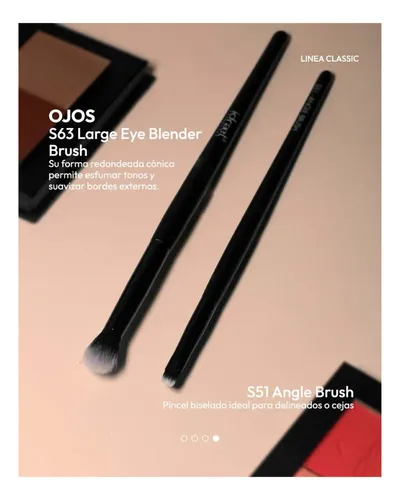 Pincel Angular Para Ojos Cejas S51 Angle Brush Idraet Makeup
