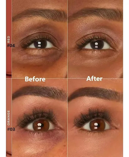 Corrector De Ojeras Colorido Talzpro 4 Tonos Con Brocha