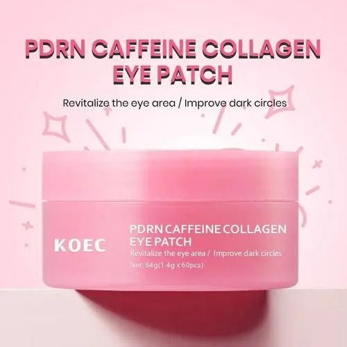 Parches Ojos Koec Colágeno Y Cafeína 60 Pares Hidrogel Ojera Todo Tipo De Piel Día/noche