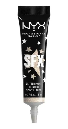 Glitter Para Cara Y Cuerpo Hallowen, Nyx Professional Makeup Color De La Sombra Graeyard Glam