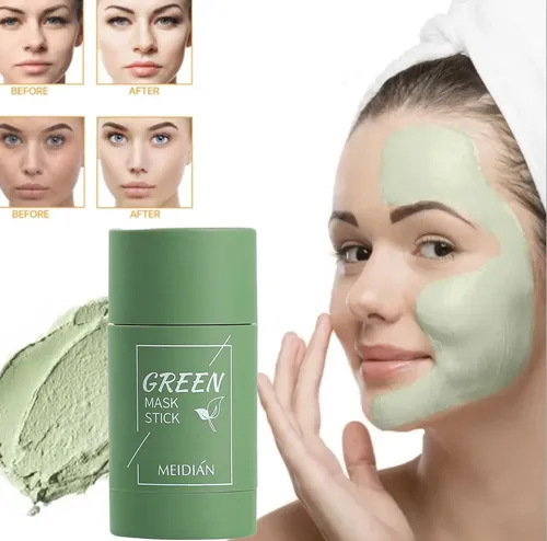 Mascarilla Facial En Barra Limpiadora Meidian Té Verde Todo Tipo De Piel