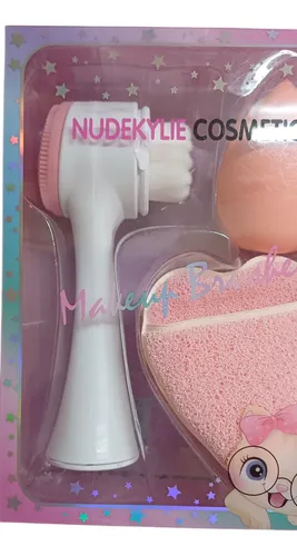Kit De Limpieza Facial Esponja Exfoliante Cepillo Esponjita
