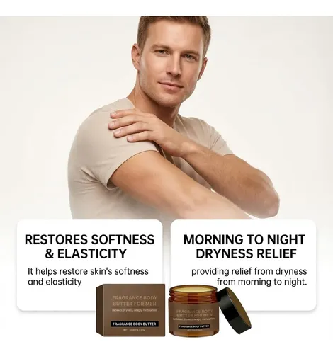 Manteca Corporal Con Fragancia Para Hombre, Crema Corporal Hidrat