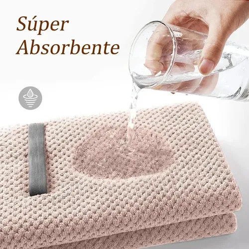 2 Toallas De Microfibra Para Secar El Cabello