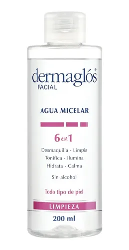 Agua Micelar Dermaglós 6 En 1 200ml