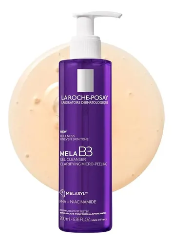 Mela B3 Gel Limpiador 200ml Antimanchas Niacinamida La Roche Todo Tipo De Piel Día/noche