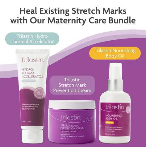 Crema Anti Estrías Trilastin Embarazo 3x118ml
