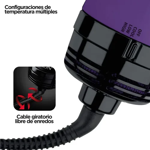 Secador De Pelo Revlon Rvdr5222pur 1500w Voluminizador