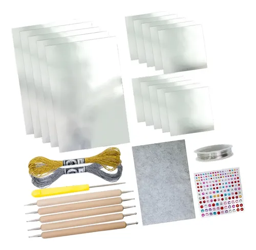 Kit De Láminas De Aluminio Para Manualidades, Pintura Artíst