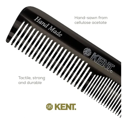 Peine Artesanal Para Cabello Y Barba Kent Ot Graphite